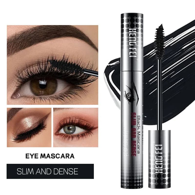Mascara 4D Black Intense Steering Volumizer Waterproof Anti-slips with Grumi-Free Eyelash Tubing Technology All Day