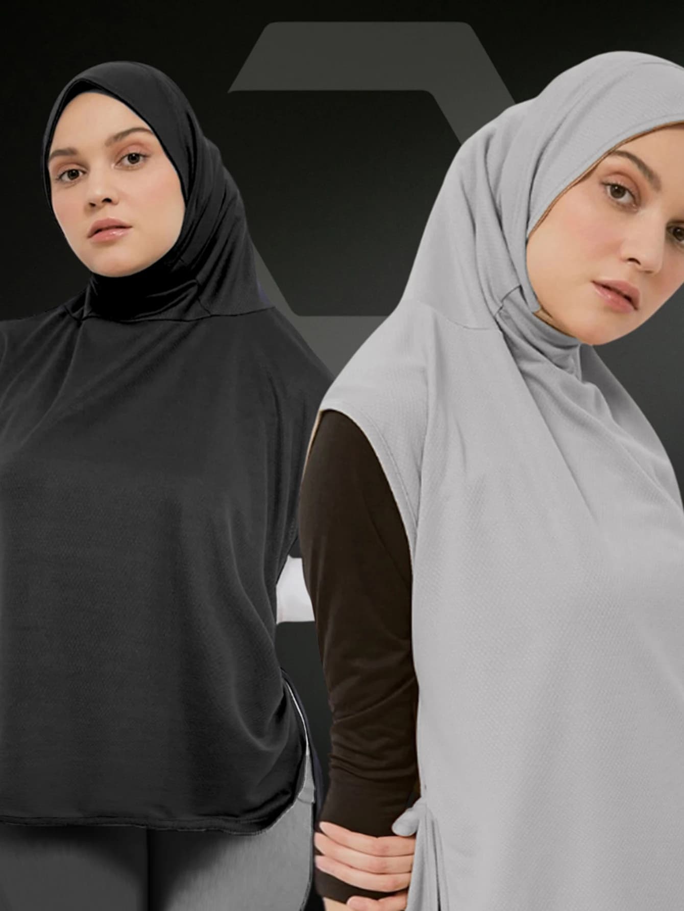 Sottohijab Sportivo ad Asciugatura Rapida, Copricapo Confortevole con Protezione per il Collo, Copricapo Islamico Arabo Musulmano per Palestra, Ramadan, Eid