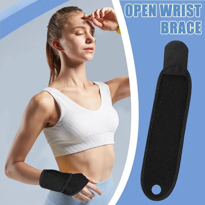 Tutore per polso Tutore per polso Manicotto di compressione per mano destra Cinghie elastiche Stabilizzatore per pollice traspirante Supporto per uomo per il golf