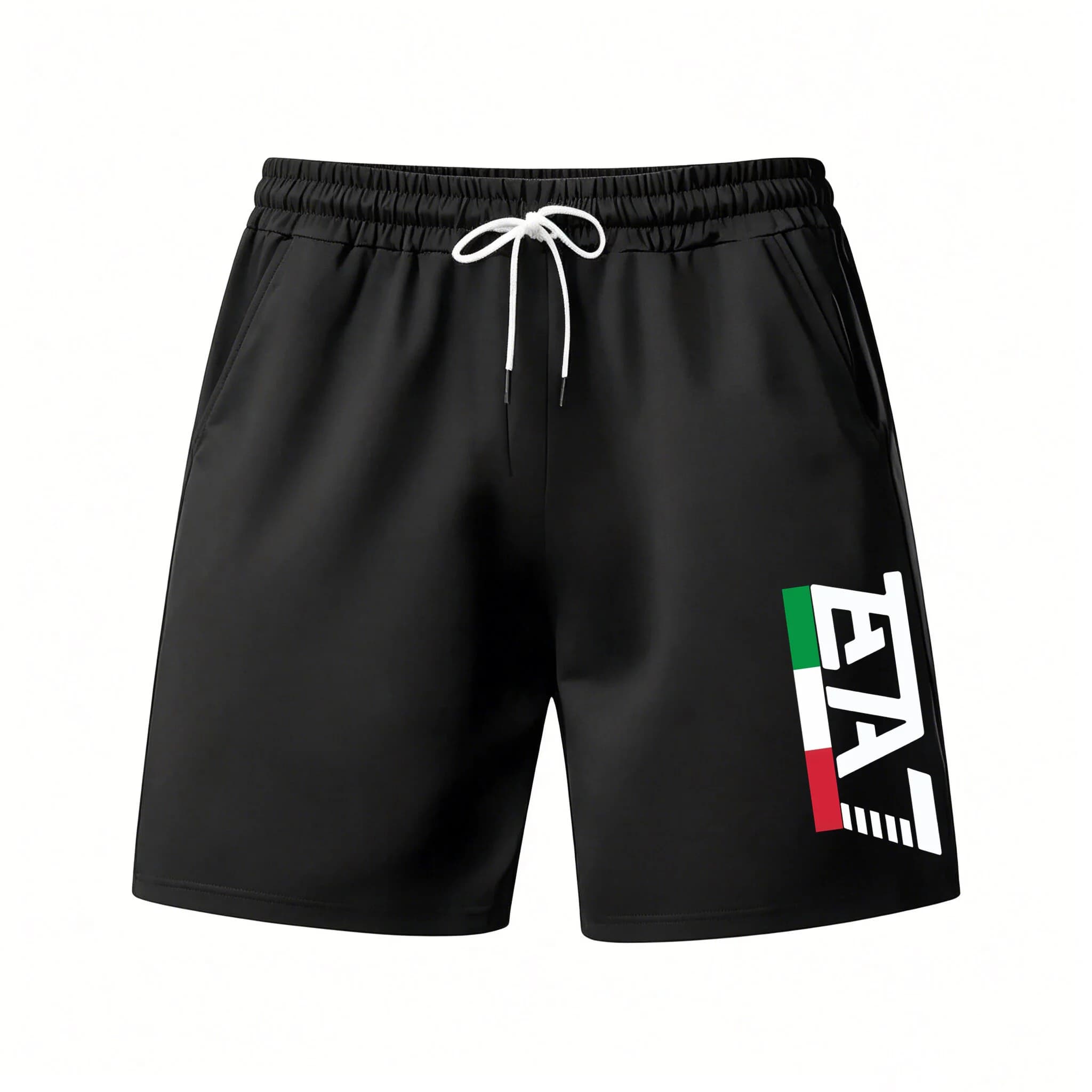 2026 Mens Gym Summer Fitness Shorts Breathable Surffing Seaside Resort Running SportswearElastic Casual Sport Shorts