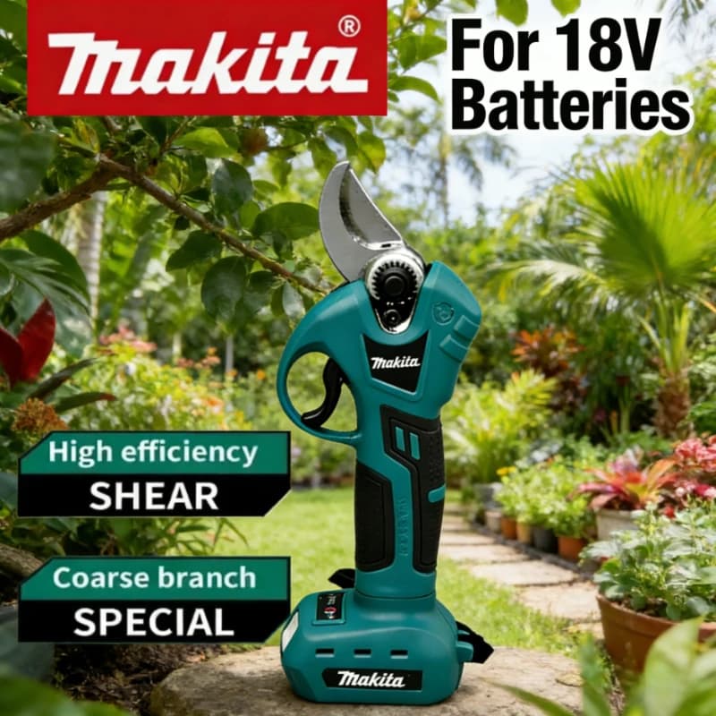 Makita Professional Power Scissors, Wireless Electric, for Gardening, Compatible with Makita Batteries