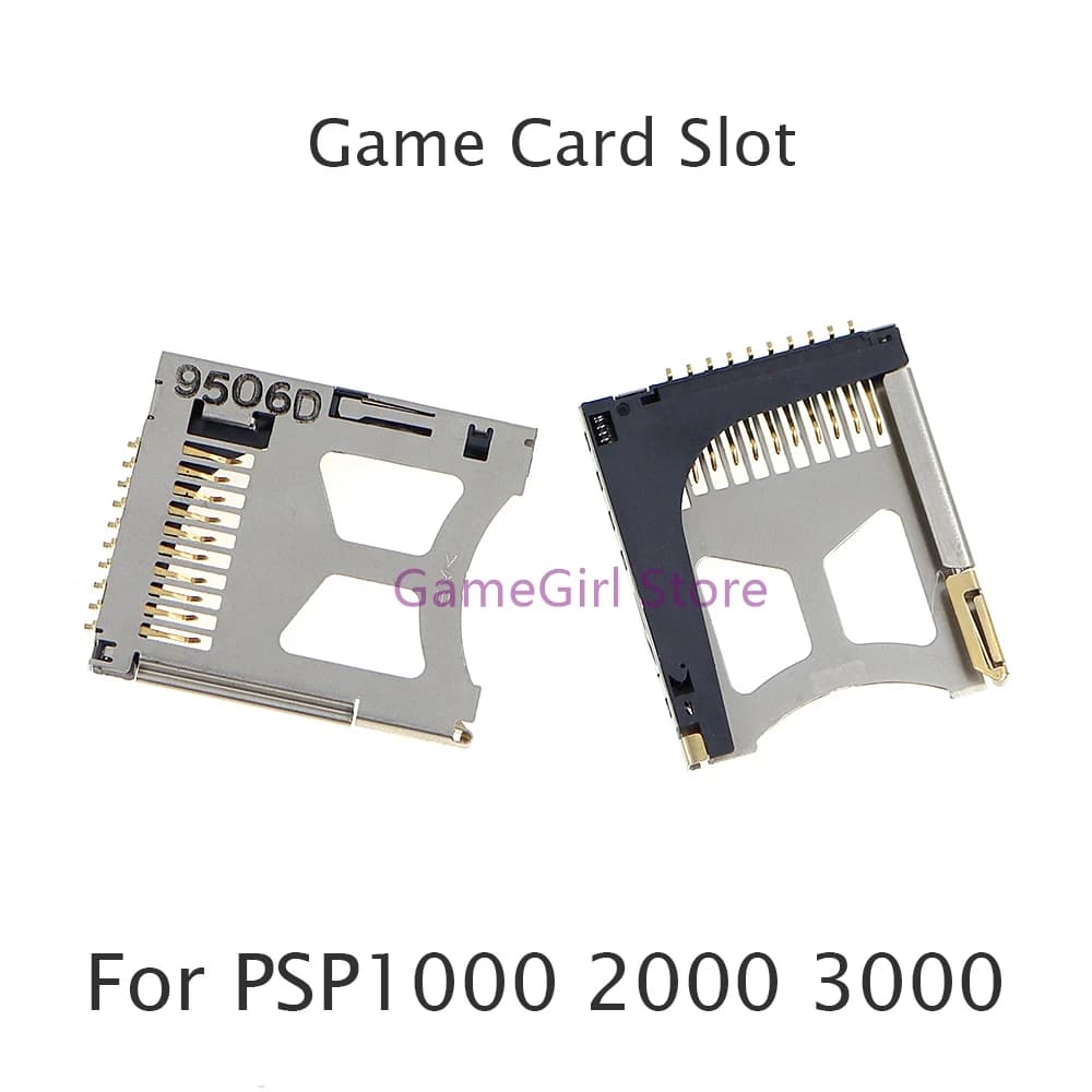 50pcs Game Memory Card Slot Reader Holder Socket for PSP1000 PSP2000 PSP3000 PSP 1000 2000 3000 Repair Replacement Parts