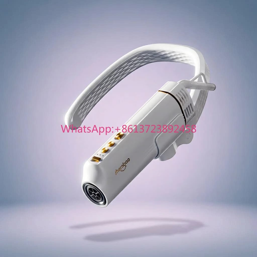 Shernbao ND01 Convenient Chargeable Pet Dog & Cat & Small Animal Grooming Hair Dryer Anion Neck Hanging Design Free Your Hands