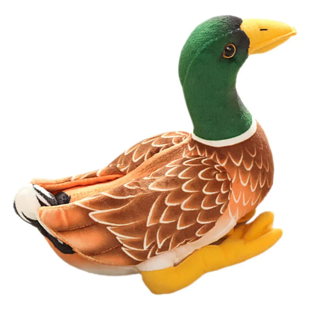 Adorabile Anatra di Peluche in Materiale Morbido, Decorazione Accogliente per Divano e Camera da Letto, Regalo Festivo, Animale Simulato Imbottito