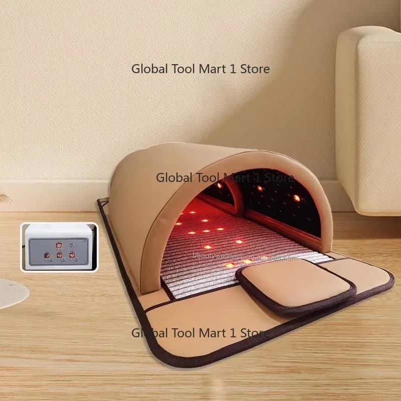 Coperta Sauna a Infrarossi Lontani in Pelle PU a 3 Zone per Alleviare il Dolore, Dimagrimento e Terapia Detox