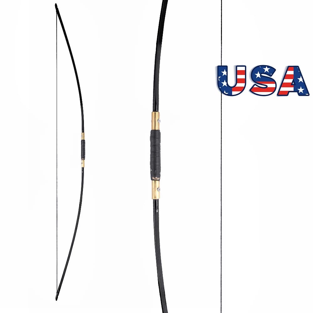 Set Arco Inglese Smontabile con Frecce 60/65/70 Libbre 64.5'' per Adulti Caccia Tiro con l'Arco Bersaglio RH LH Sport all'Aperto
