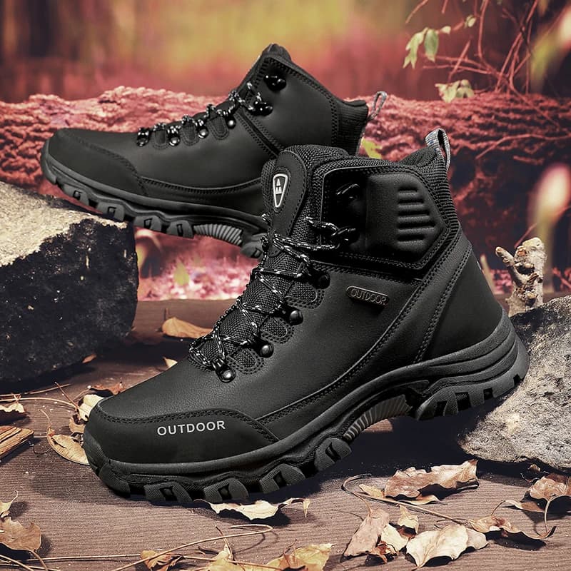 Scarpe da Trekking Impermeabili da Uomo per Tutte le Stagioni, Sneakers da Montagna Antiscivolo, Scarpe da Arrampicata e Escursionismo, Stivali Off-road Maschili
