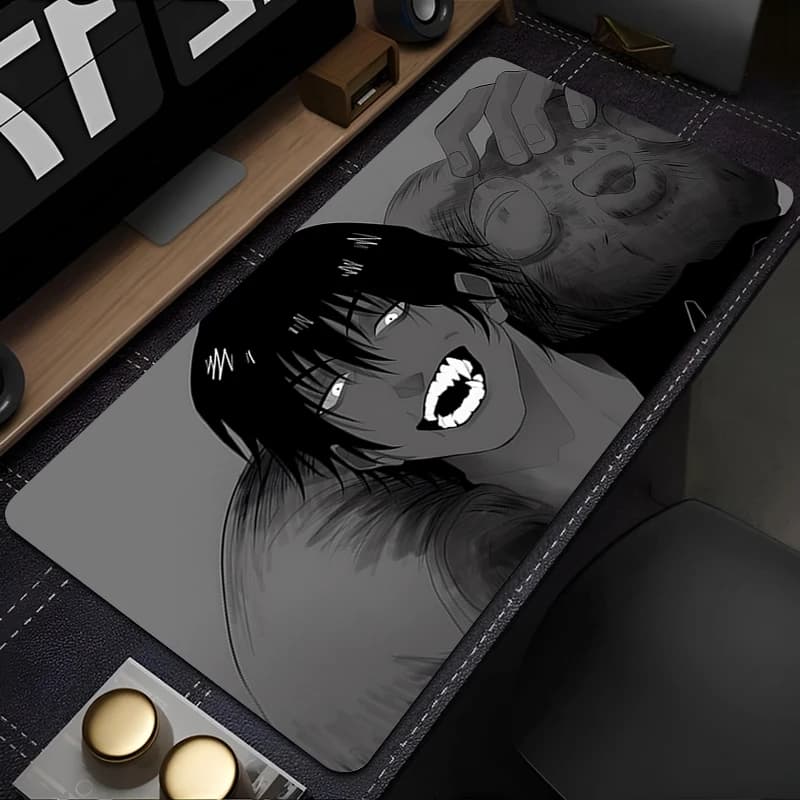 Home Articles Mouse Mats Mouse Mouse Mats Large Desk Mats Jujutsu Kaisen Toji Fushiguro Keyboard