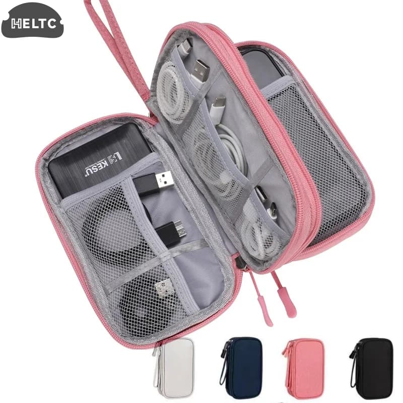1pc pacchetto dati portatile da viaggio borsa di archiviazione prodotto digitale portatile cavo dati USB manager auricolari borsa di archiviazione di energia mobile