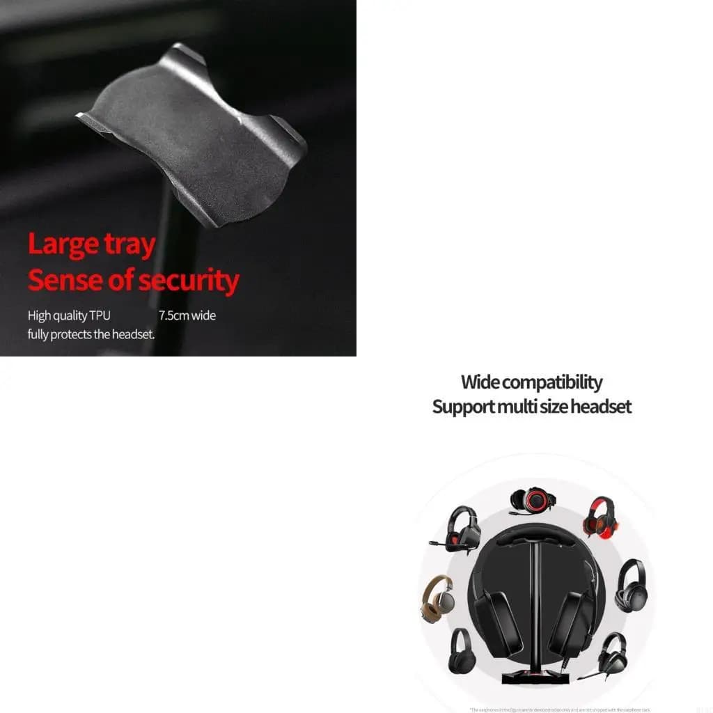 Table Headphone Support Aluminum Headphone Holder Headphone Holder Headphone Holder Headphone Holder Support for
