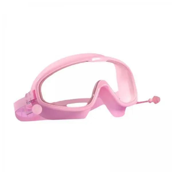 Occhialini da nuoto per bambini, antiappannamento, comodi, con tappi per le orecchie in silicone, attrezzatura per lezioni di nuoto