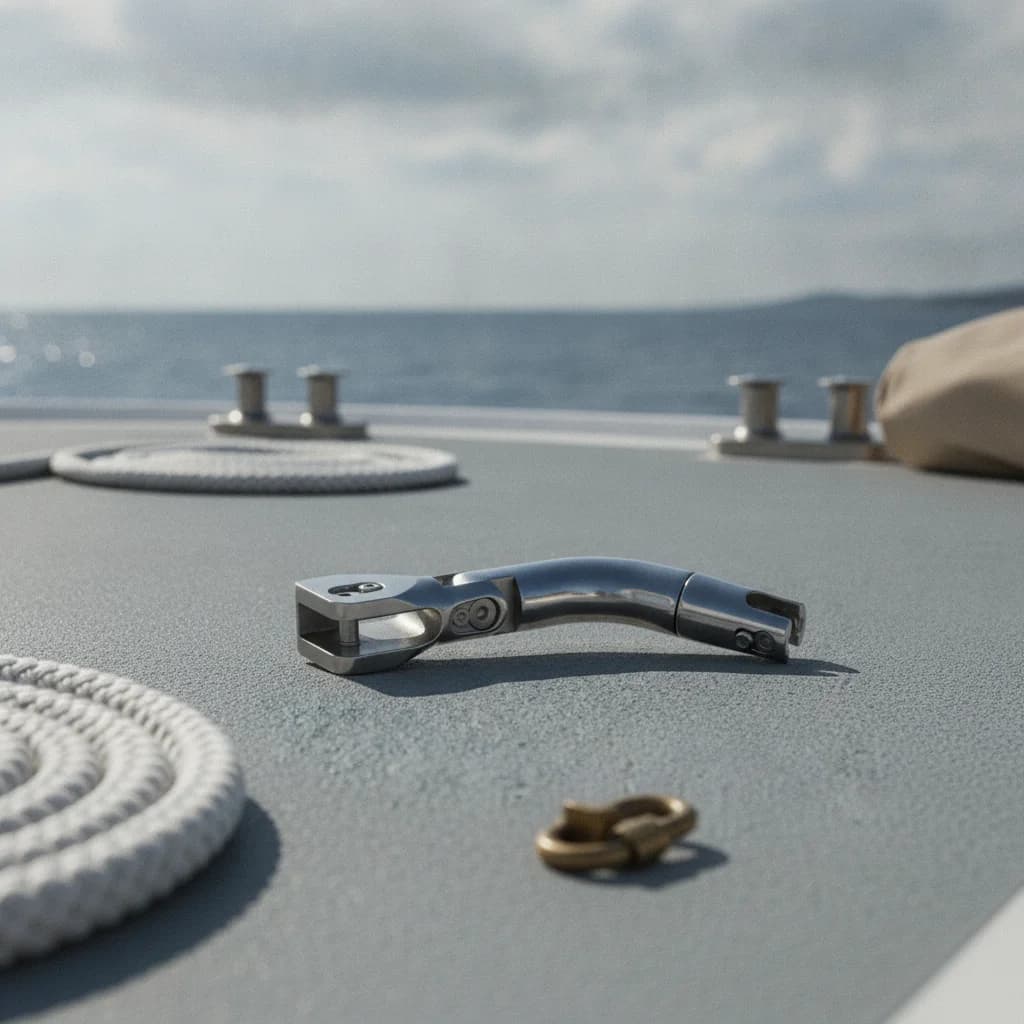 Anchor Connector with Articulated Body Heavy-Duty Anchor Chain Swivel Connector Hardware Long-Lasting Smooth for Boat Owners
