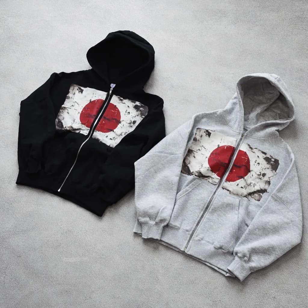 Felpe con Cappuccio Casual Y2k con Stampa Giapponese per Donne, Abbigliamento Streetwear Grunge, Top Hip Hop Goth Harajuku, Felpa Oversize da Donna