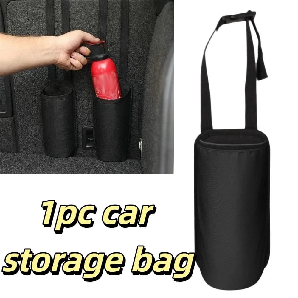 Borsa Multifunzionale per Estintore Auto, Resistente all'Usura, Borsa Appendibile per Estintore, Organizer per Accessori, Adattabile Universalmente