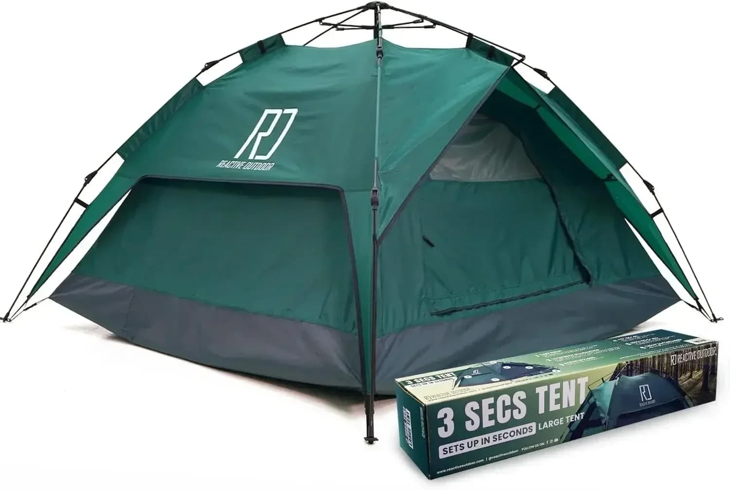 Second Tent - 3 Sec Instant Pop Up Easy and Quick Setup Camping 1 Person Setup Waterproof Double Layer
