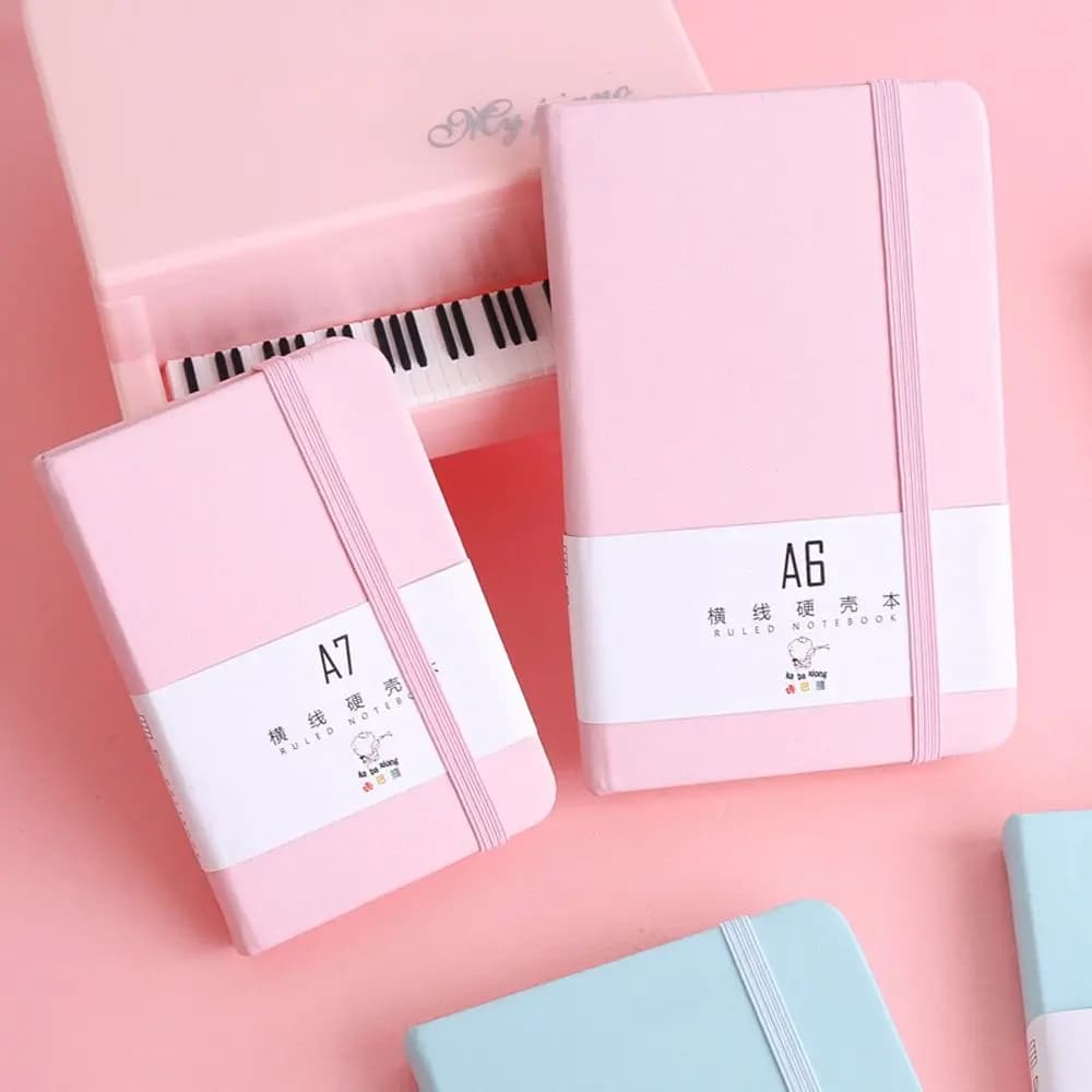 1 Pezzo Agenda Portatile A6/A7, Organizer con Tasche, Blocco Note, Sketchbook, Diario, Planner, Mini Taccuino