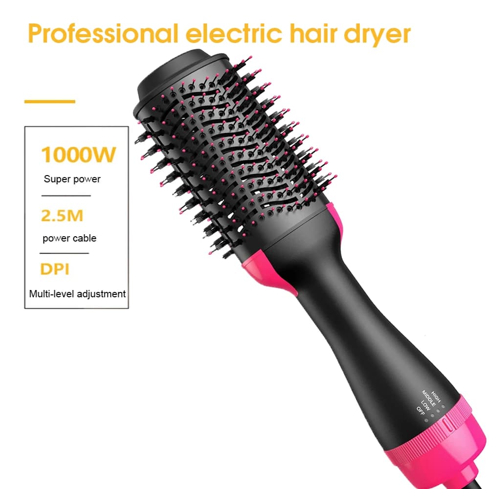 Hair dryer, hair dryer and electric smoothing brush All in One for Effective Hair Salon
