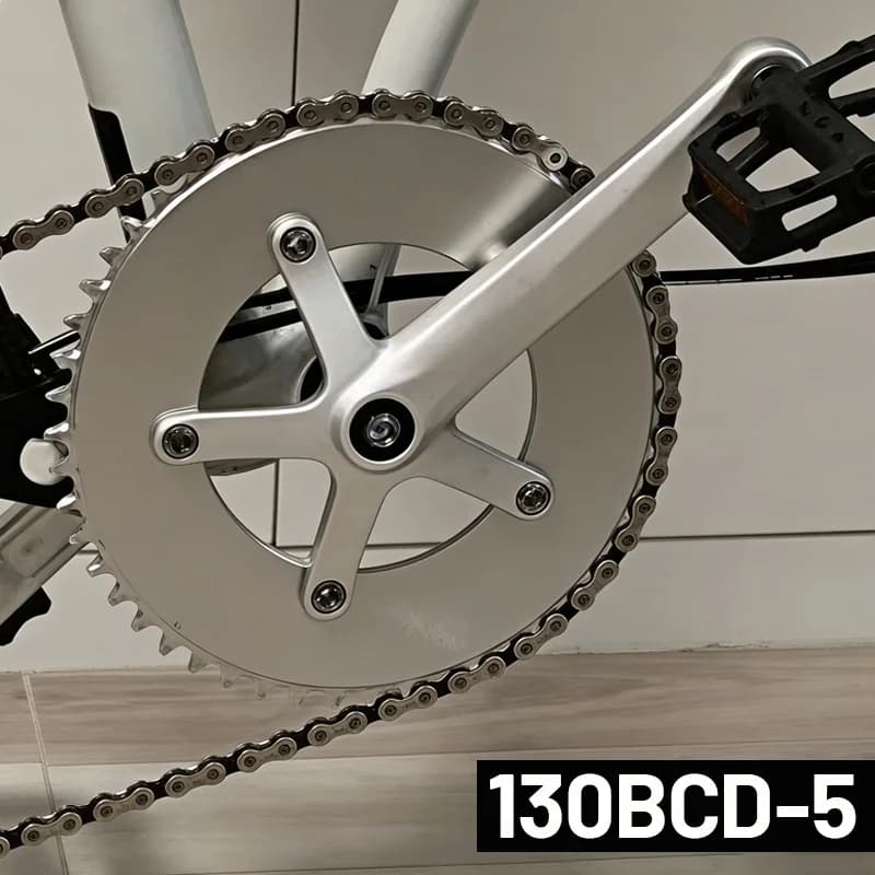 Corona 130 BCD 5 Fori per SRAM Force 22 Shimano Dura Ace 7800 7900 42 44T 46 48 50T 52 54T 56T 58 60T, per catene 9V 10V 11V 12V
