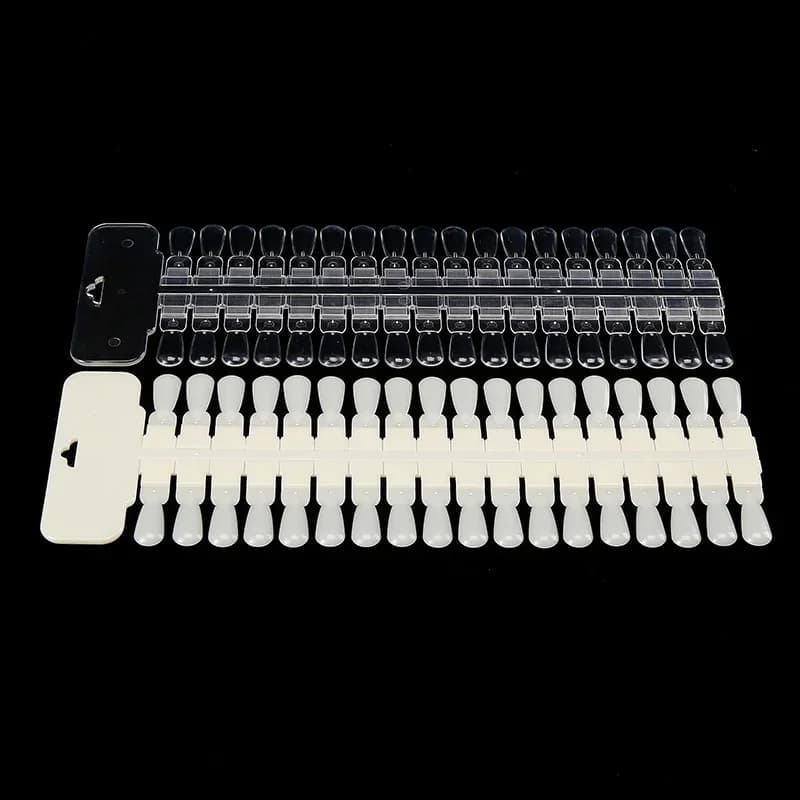 36 Tips for Color False Nails Design Exhibitor for Practical Nail Art Color Display Paper Nail Polish Gel UV salon shows detachable