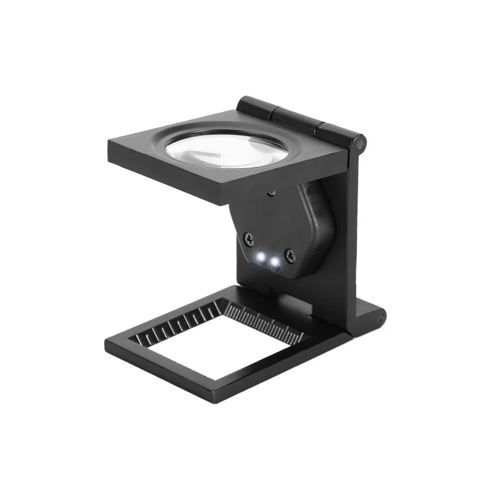 10X Foldable Machining Lens, Table Lens, Measuring Instrument for Telephone and Computer Repair