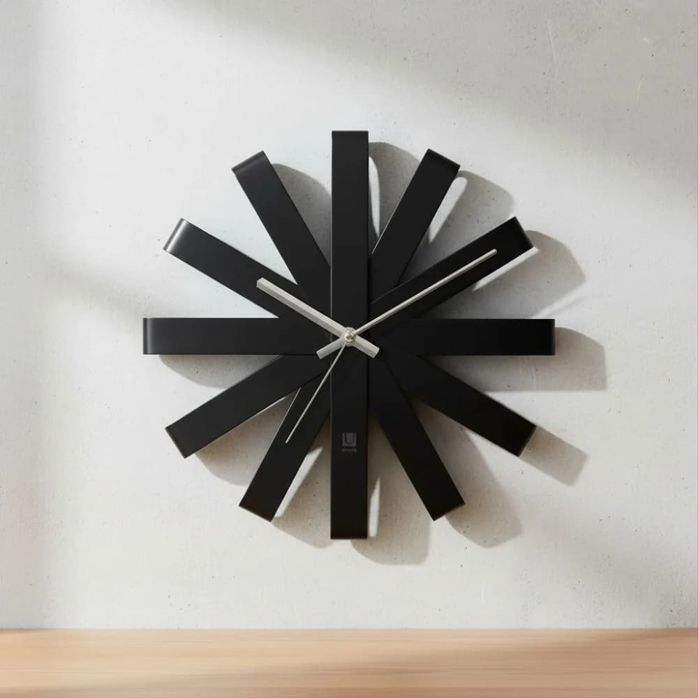 12 inch silent modern wall clock, battery quartz movement, without ticking for kitchen furniture