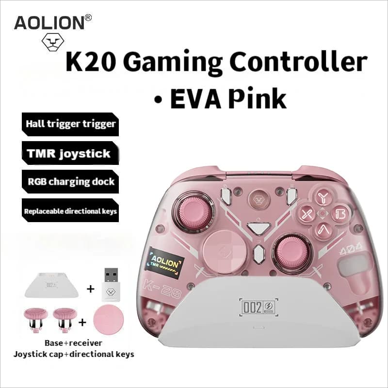 Retro Gaming Joystick for Switch 2/1 Console K20TMR Surface Shell with Three Speed Linear Trigger Compatible with iOS Android PC