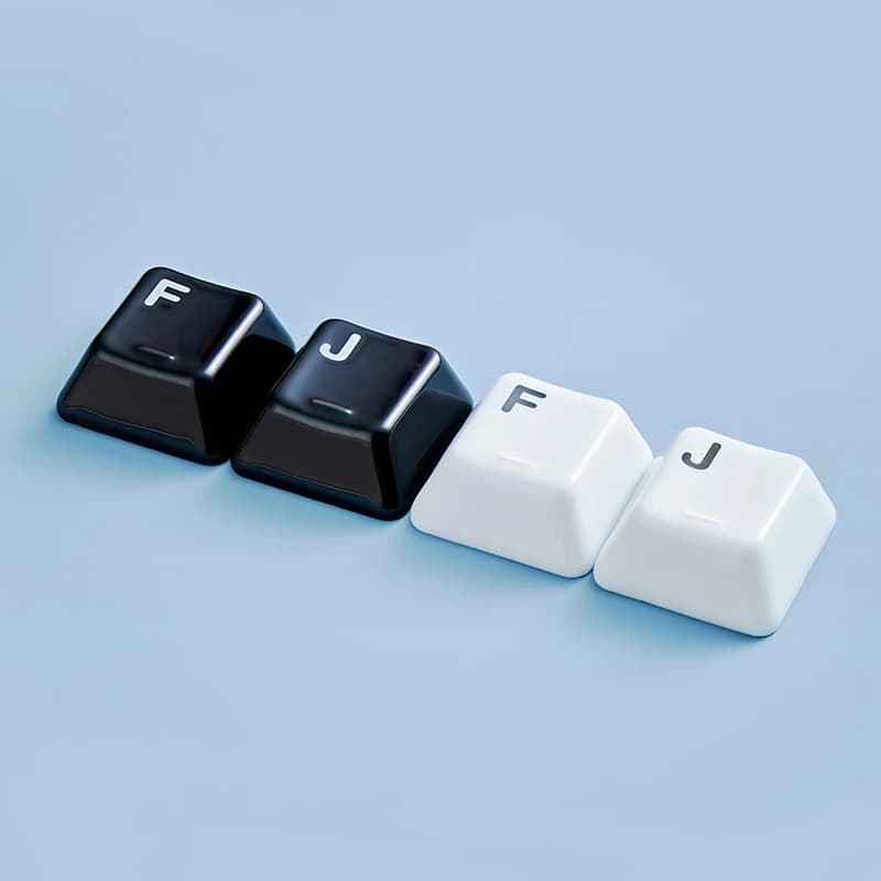 Keycap in Ceramica 2 Pezzi FJ, Tasti Personalizzati Profilo Cherry per Tastiera Meccanica, Copritasti per PC Gamer, Regalo da Collezione per Ragazzi