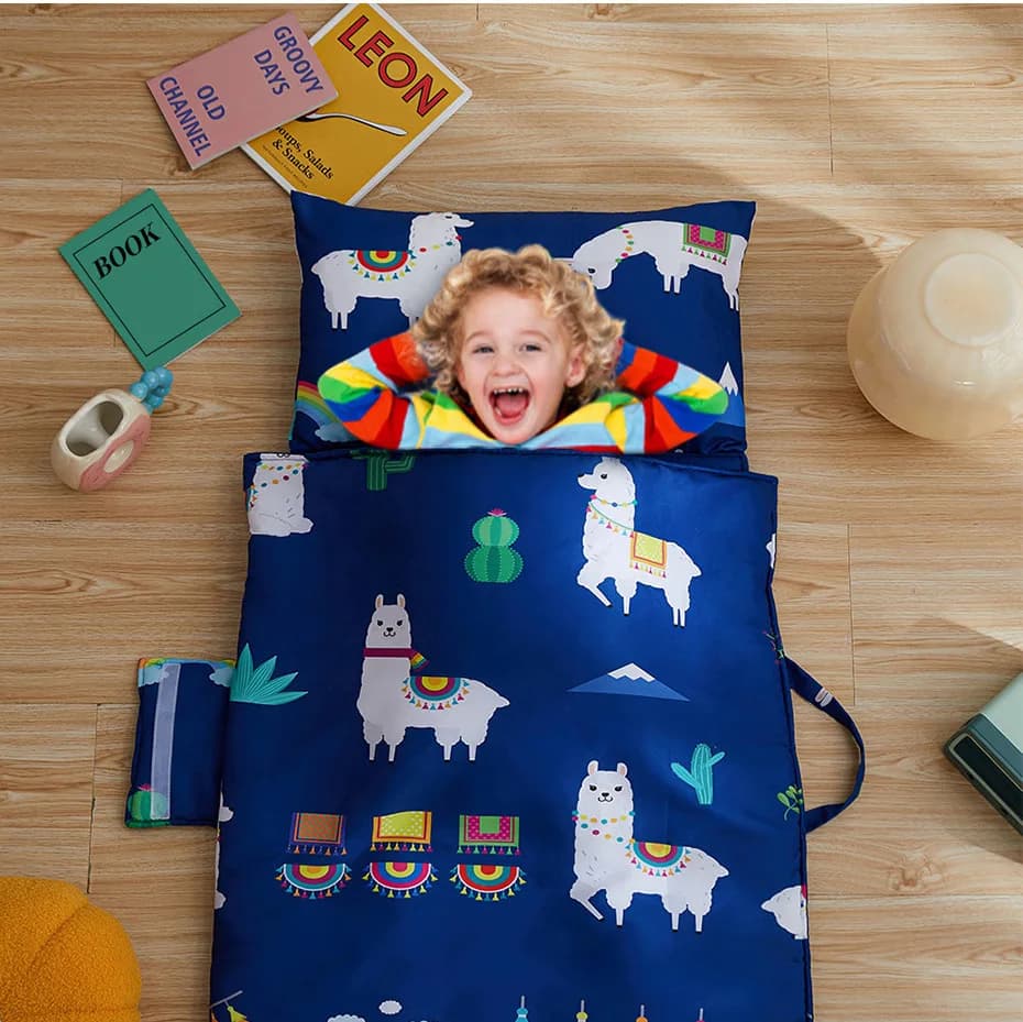 Foldable Piston Carpet for Kids Camping Equipment - Waterproof Portable Sleeping Carpet for Travel in kindergarten, Preschool Nursery