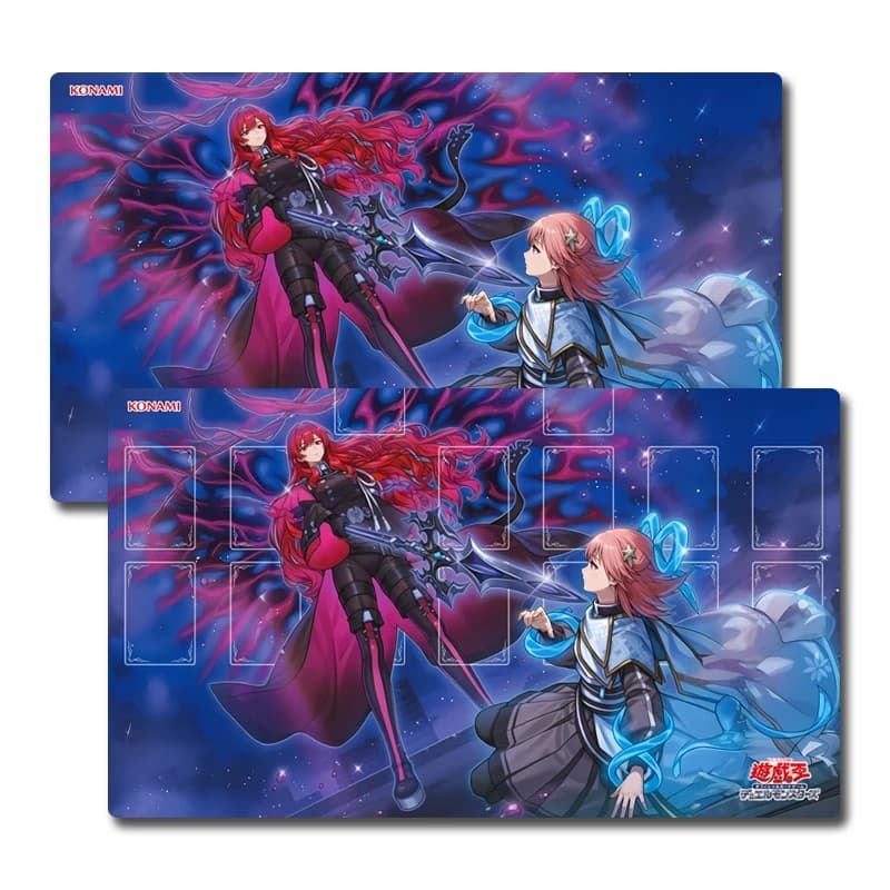 Yugioh Exosisters Bat Mater Yu-Gi-Oh! TCG OCG Trading Card Games Mat Duel Plate Rubber Card Mat Mouse Mat