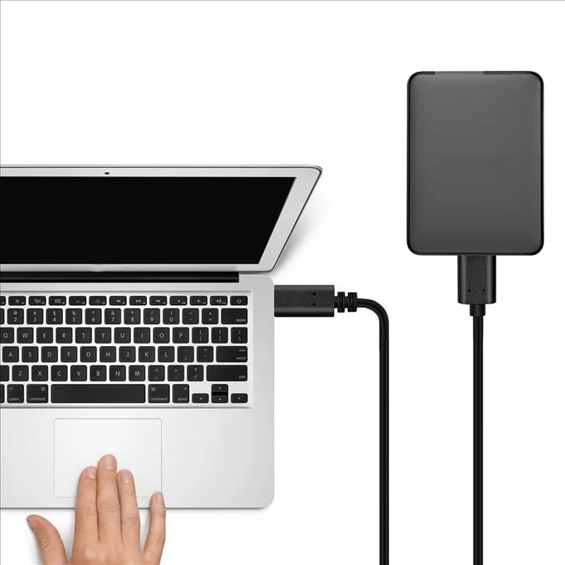 【Design elegante】 Cavo per disco rigido 4X, cavo dati USB 3.1 tipo C maschio a USB 3.0 Micro-B maschio per tablet telefono