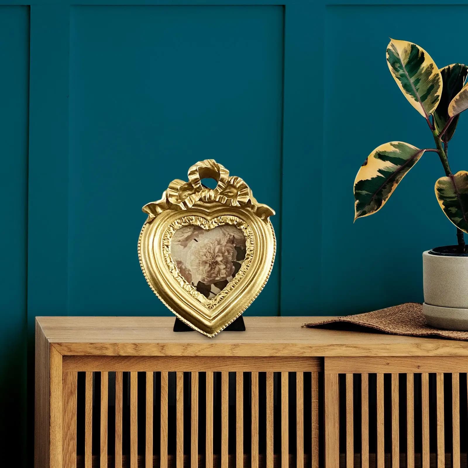 Elegant embossed photo display for home decorations and special events