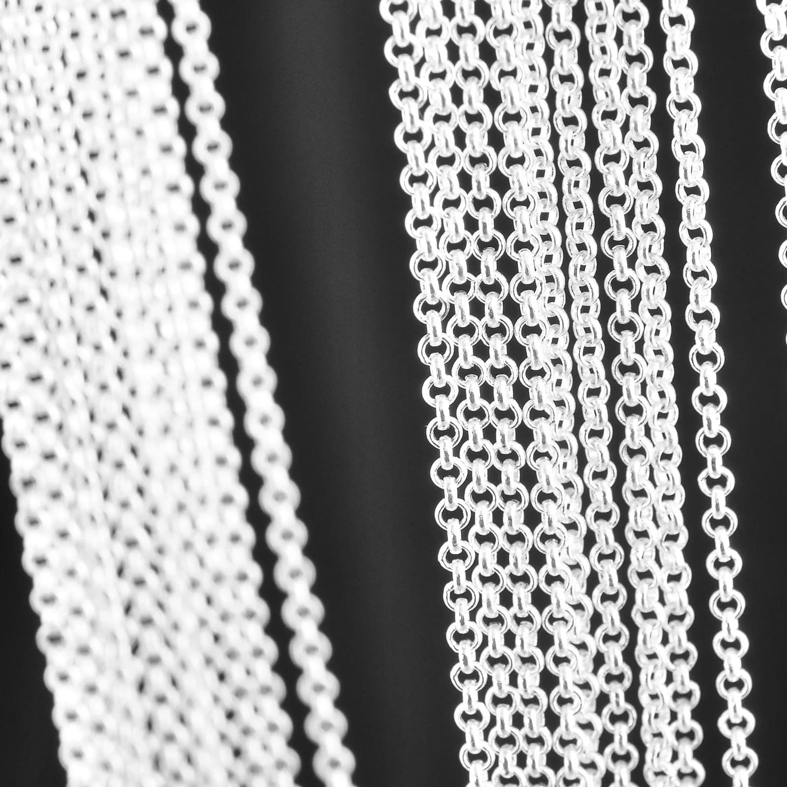 Hot Wholesale 925 Sterling Silver Necklace Chains With Lobster Clasps Set Fashion Cross Stylish Unisex Chains Jewelry