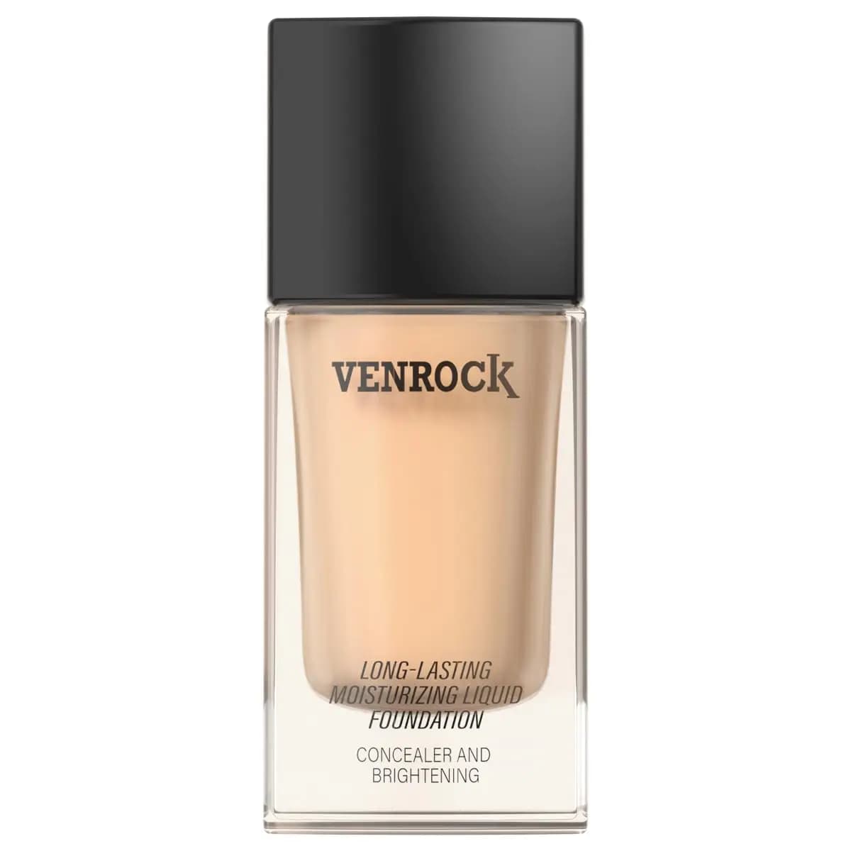 VENROCK Heavy Duty Liquid Long lasting 24 hours | Radiant, waterproof, covering and with oil control (01 # White Ivory, 30ml)