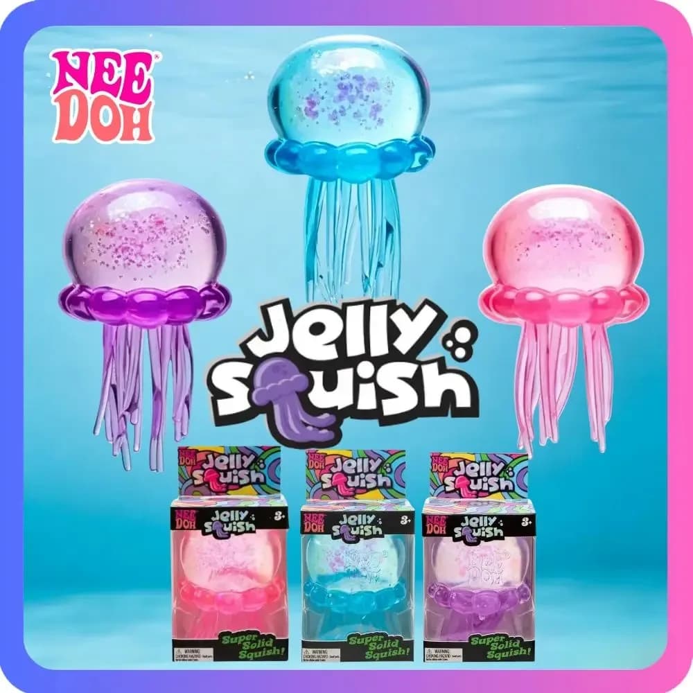 Needoh furry starfish blind box squeeze toy, random color decompression tool, cute touch, relaxing and kneading music