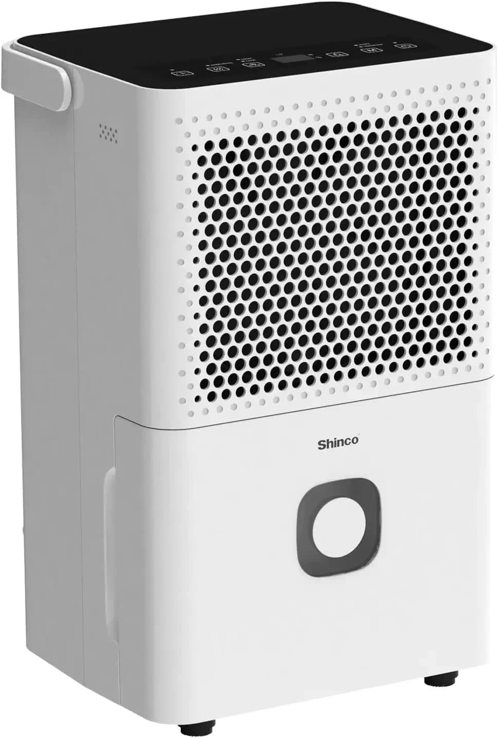 Deumidificatore Bestseller da 30 Pinte per Casa e Seminterrati, Deumidificatori da 1500 Piedi Quadrati con Tubo di Scarico, Drenaggio Automatico o Manuale, Automatico