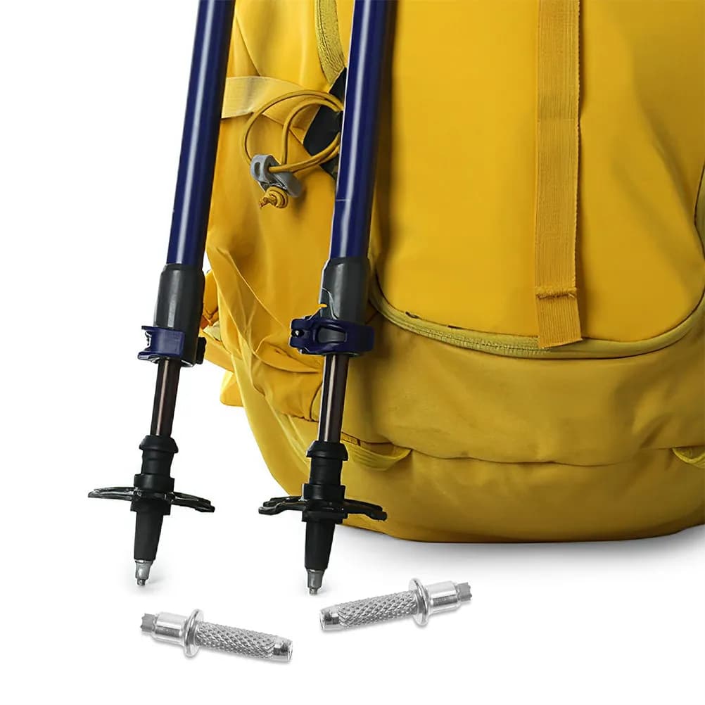 10 Pieces of Tungsten Steel Spare Parts for Trekking Sticks, Anti-slip Metallic Tips, Hiking Stick Accessories