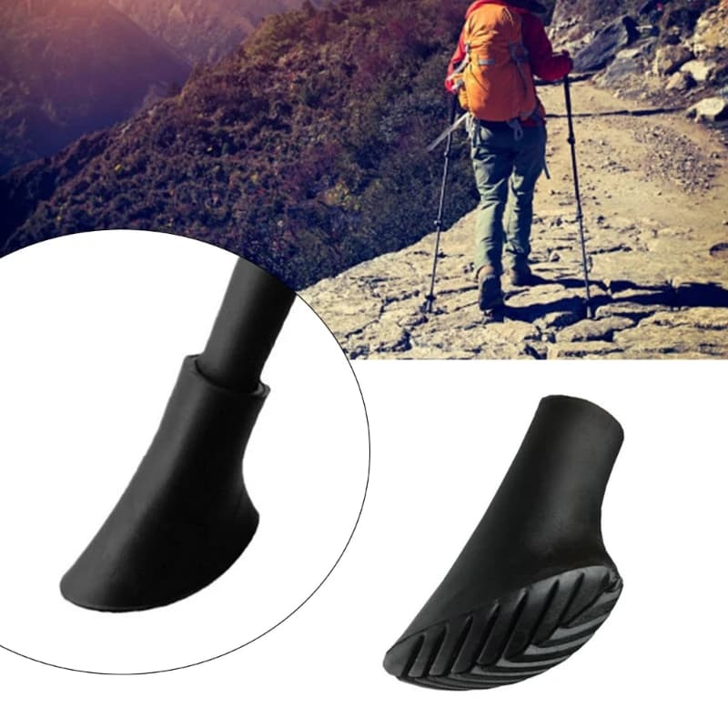 Q39E Trekking poles Tip protector Walking sticks Anti-slip cups