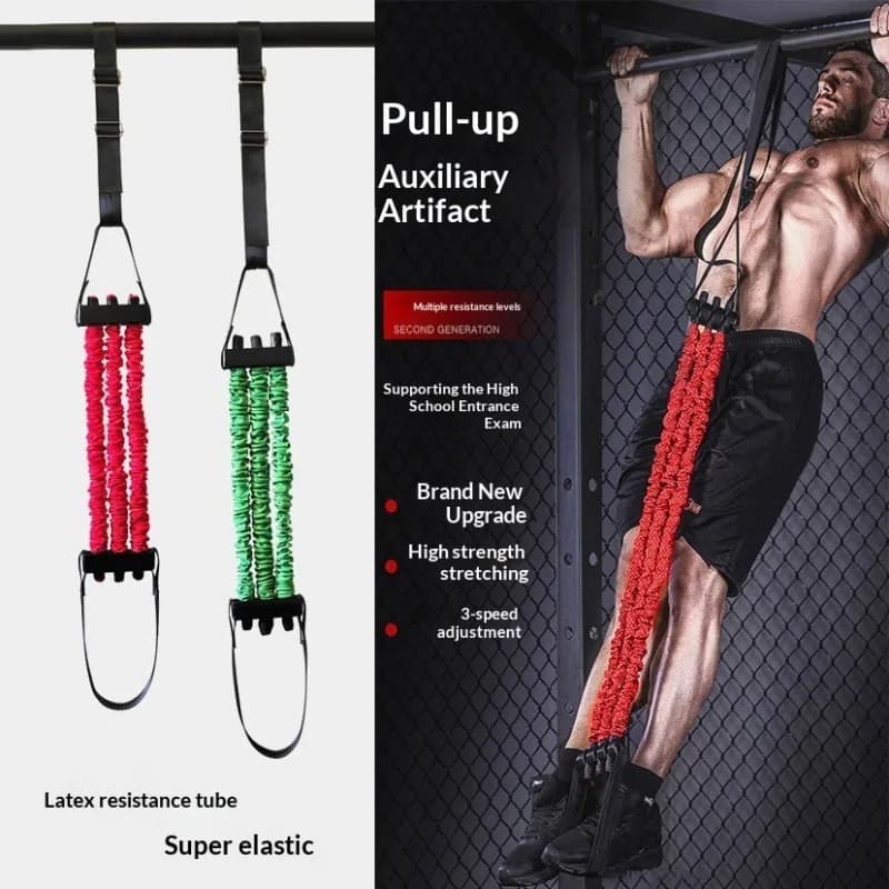 Pull Up Auxiliary Trainer Horizontal Bar Electric Service Belt Voltage Belt Fitness Equipment Home Fitness Cord Elastic