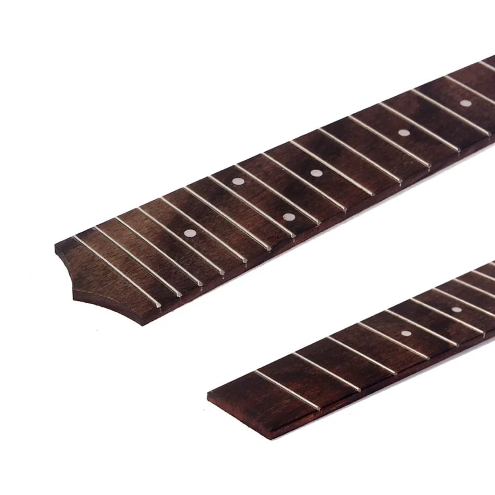 Tastiera di Ricambio per Ukulele da Concerto 23 Pollici, 18 Tasti, in Palissandro, per Chitarra Hawaiana, Classica ed Elegante, Resistente all'Usura