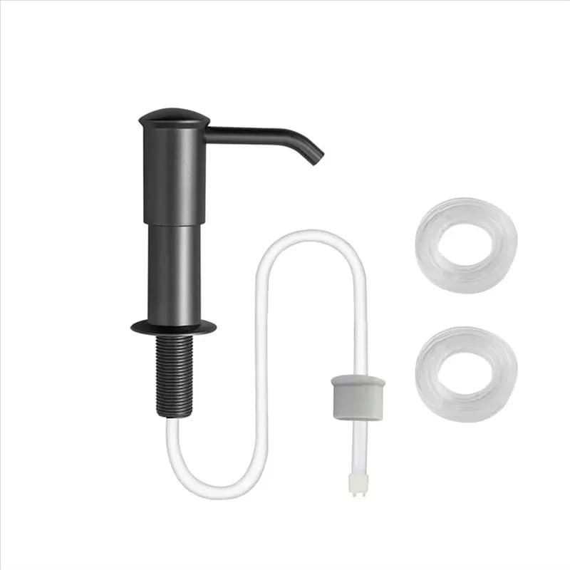 Kit Tubo di Prolunga per Dispenser di Sapone AT51, Dispenser di Sapone Liquido per Lavello Cucina e Bagno, Erogatore a Pressione Manuale per Detergente e Lozione