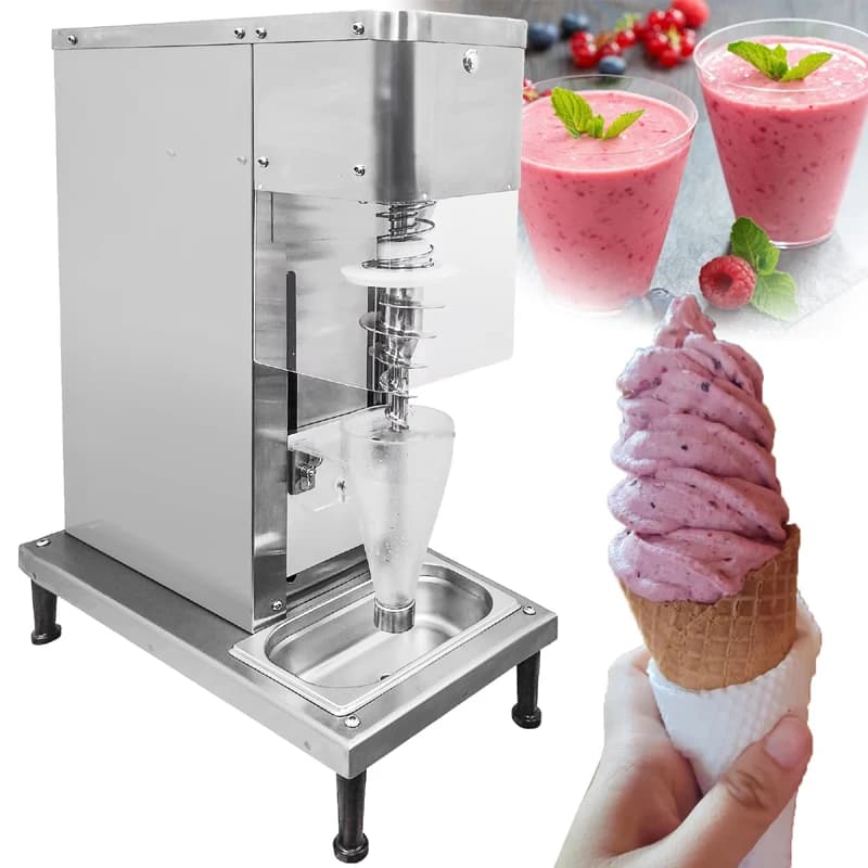Frozen Yogurt Milkshake Gelato Frullati Frullatore Mixer Swirl Frutta Gelato Miscelazione Frullino Macchina