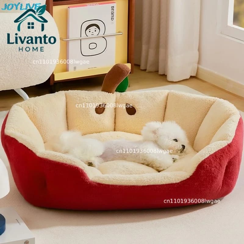 Cuccia per Cani e Gatti a Forma Carina, Universale per Tutte le Stagioni, Cuccia per Cani Piccoli, Divano per Gatti, Calda per Autunno/Inverno