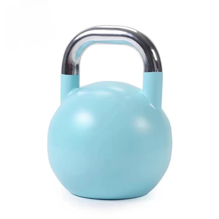 Kettlebell Professionale da Competizione 15kg in Acciaio Inossidabile per Sollevamento Pesi Avanzato e Allenamento Fitness