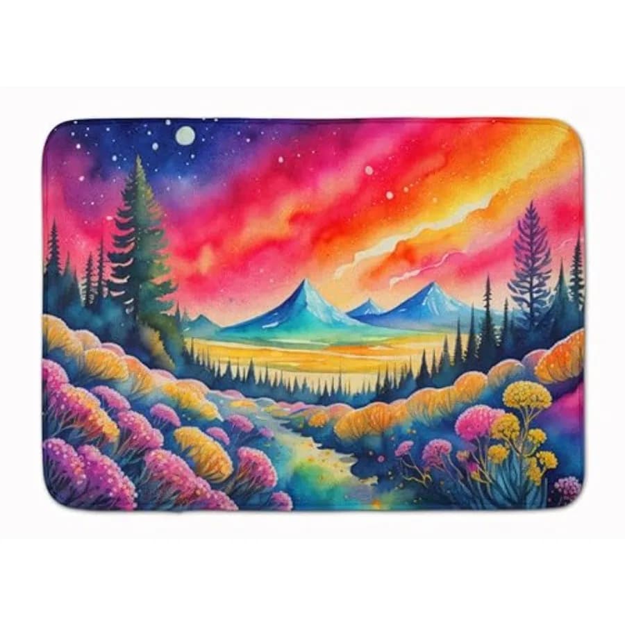 Tappetino da Cucina in Memory Foam Colorato Yarrow, Lavabile in Lavatrice, Antifatica, Cuscino Comfort per Bagno o Cucina