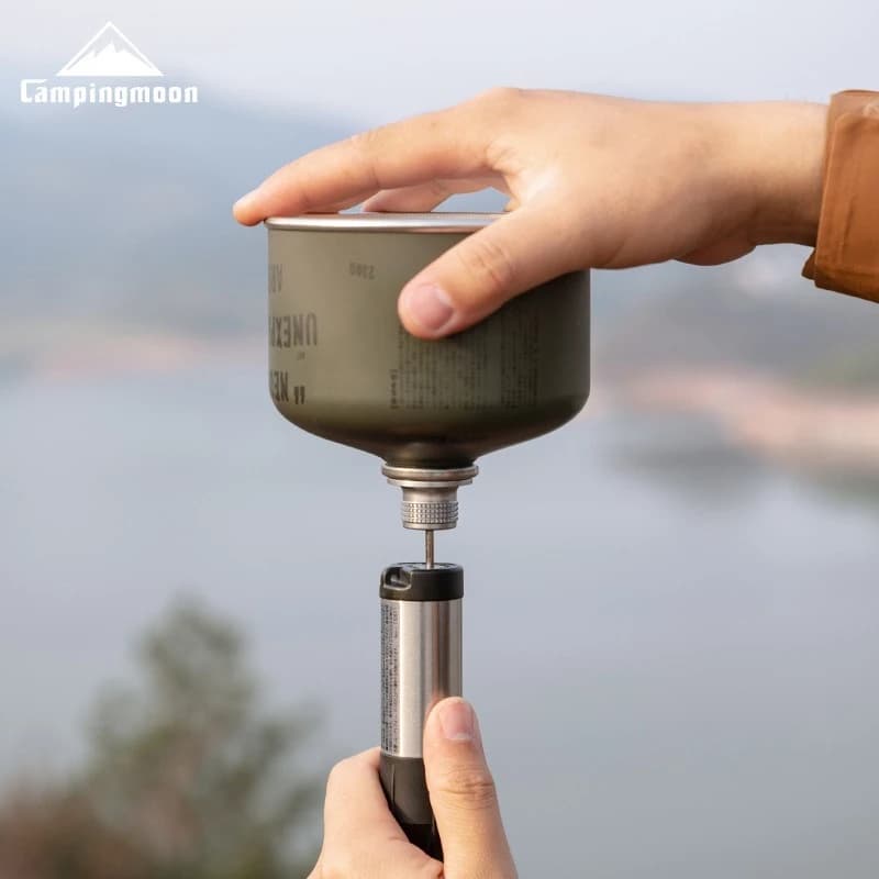 CAMPINGMOON New Cheap Z38 Portable Gas Canister Lighter Adapter Inflatable Spray Gun Charging Head for Camping Stove Refill Tool