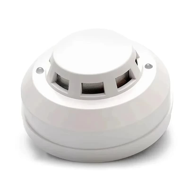 High Sensitivity Smoke and Carbon Monoxide Security Alarm with Sound and Light Warning Red LED Indicator