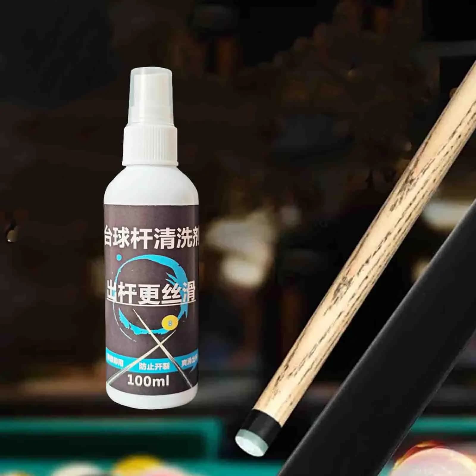 Detergente per stecche da biliardo Forniture per mazze sportive da biliardo 100 ml per rimuovere