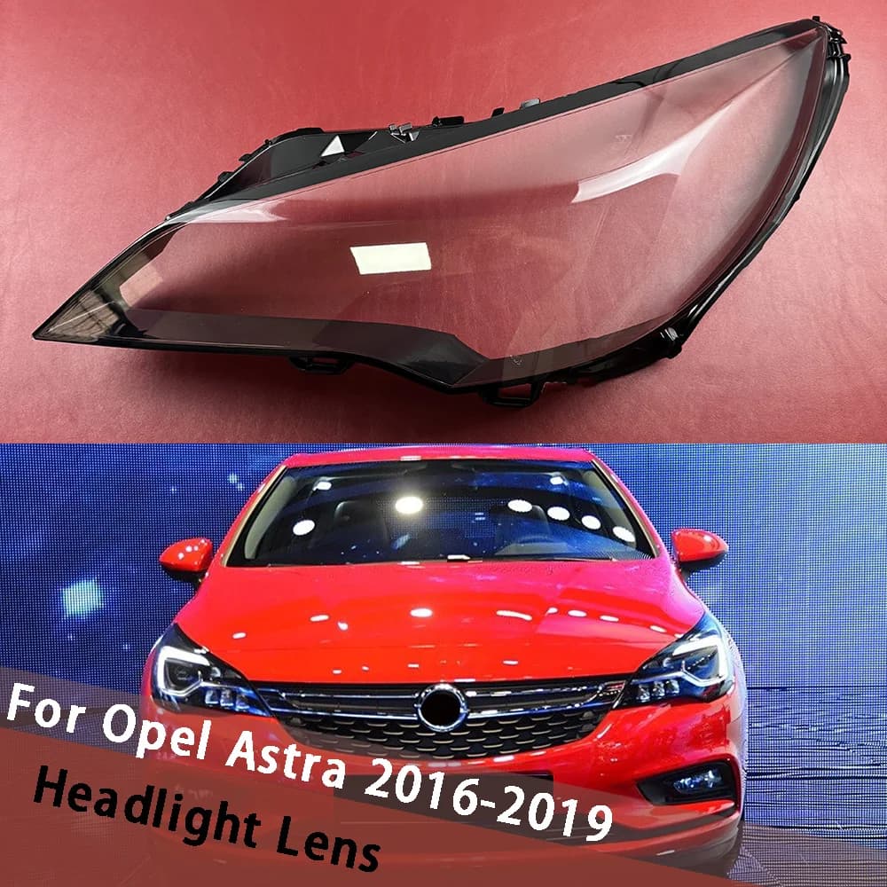 Per Opel Astra 2016-2019 Accessori Auto Faro Copriobiettivo Testa Alloggiamento Della Luce Paralume Trasparente Faro Borsette Plexiglass