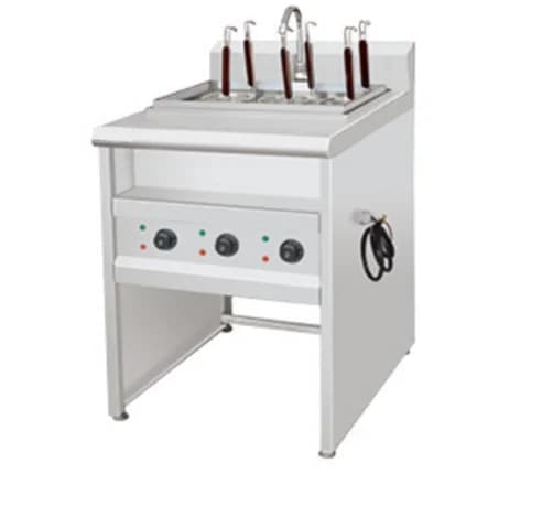 Cuocipasta Professionale da Banco in Acciaio Inox con 6 Cestelli