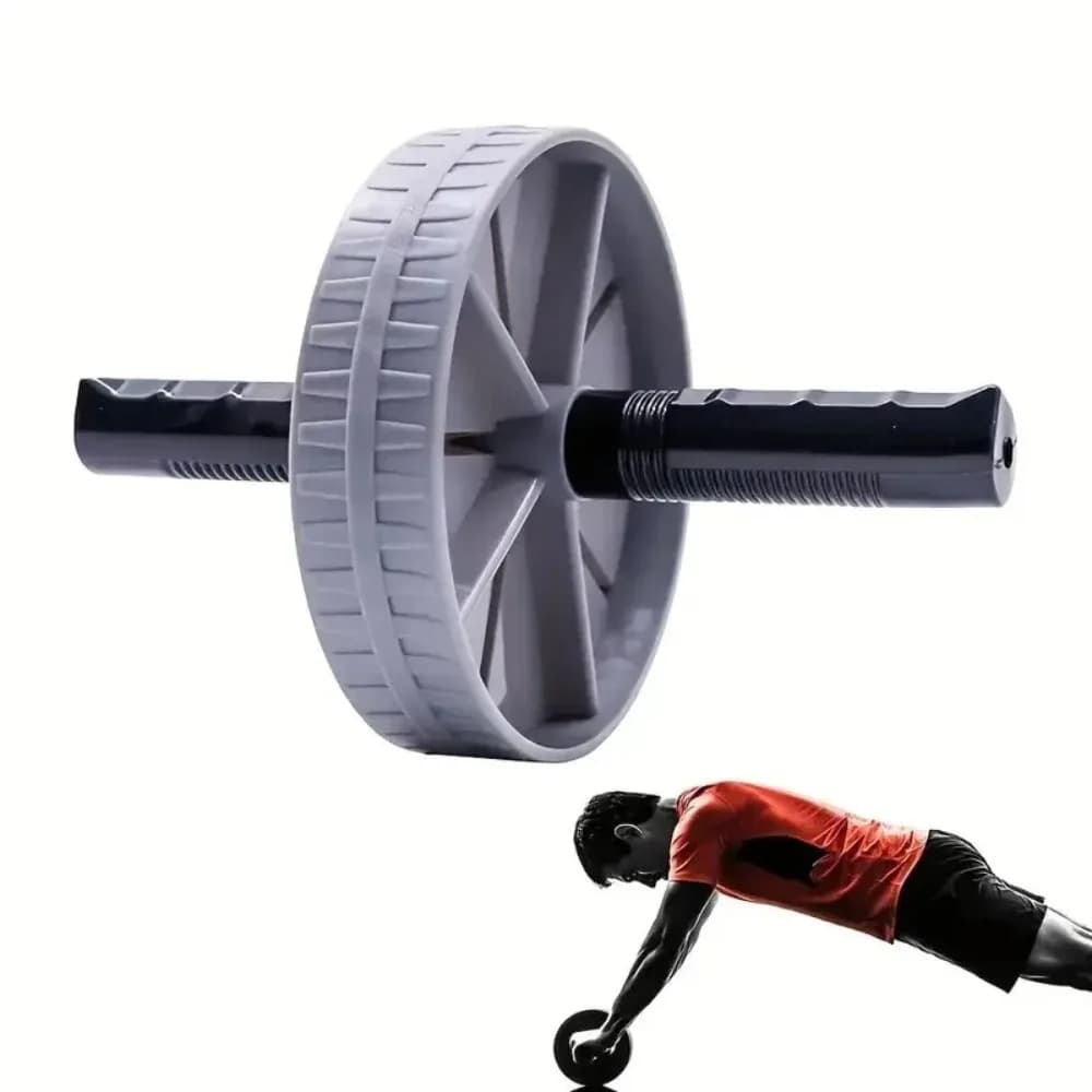 Portable Workout AB Roller Wheel Silent Non-slip Abdominal Trainer Durable Abdominal Exerciser for Home Gym Strength Workouts